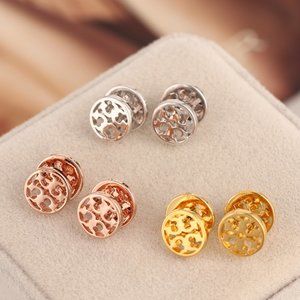 Tory Burch Cutout Letter Logo Earrings